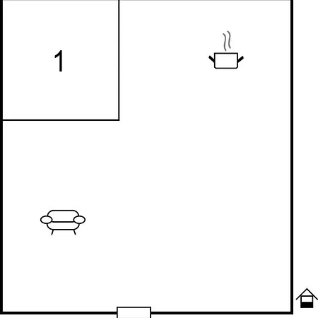 One-bedroom In アパート